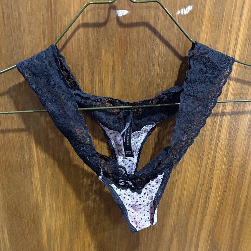 Victoria's Secret Black Lace Panties